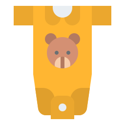 Baby dress icon