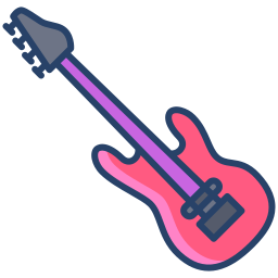 Bass guitar icon