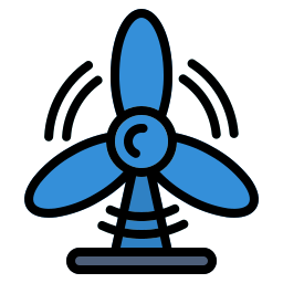 Wind power icon