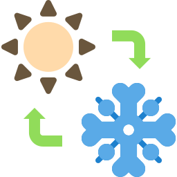 das alterações climáticas Ícone