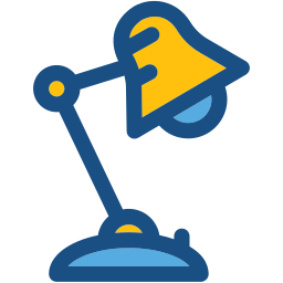 Desk lamp icon