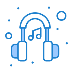 Music headphone icon