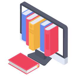 libreria digital icono