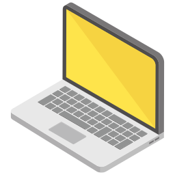 schermo del computer portatile icona