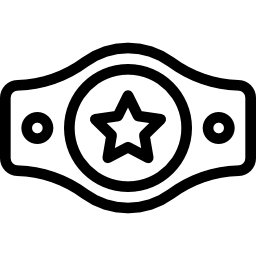 Champion belt icon