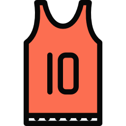 Basketball jersey icon