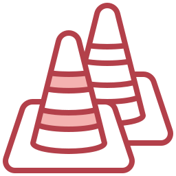 Traffic cone icon