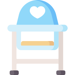 Baby chair icon