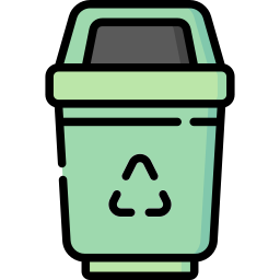 tacho de reciclaje icono