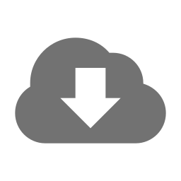 Cloud download icon