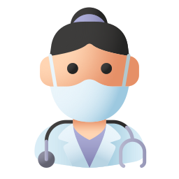 Medical professional icon