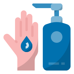 Hand sanitizer icon