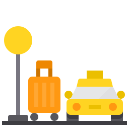 Taxi stop icon