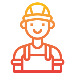 Plumber man icon