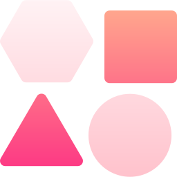 Geometrical shapes icon