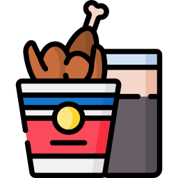 Chicken bucket icon