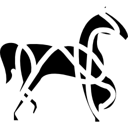 paard artistieke variant icoon