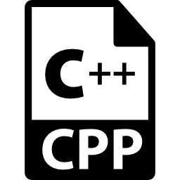 símbolo de formato de arquivo cpp Ícone