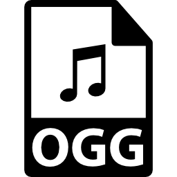 Ogg file format symbol icon