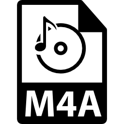 m4a bestandsformaat symbool icoon