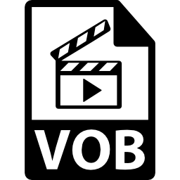 símbolo de formato de archivo vob icono