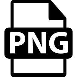 símbolo de formato de archivo png icono