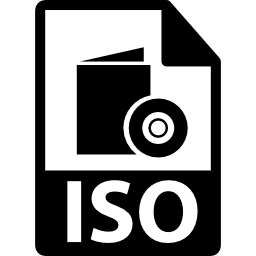 symbole de format de fichier iso Icône