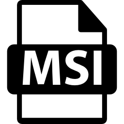 simbolo del formato file msi icona