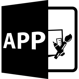simbolo del formato file dell'app icona