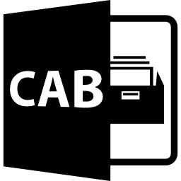 Обозначение формата файла cab иконка