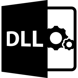 símbolo de interfaz de archivo del sistema dll icono