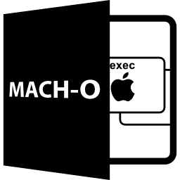 Mach O executable file symbol icon