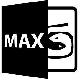 Max file format symbol icon