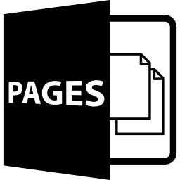 símbolo de páginas icono