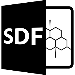 Sdf file format symbol icon