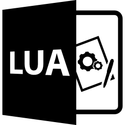 symbole de format de fichier lua Icône