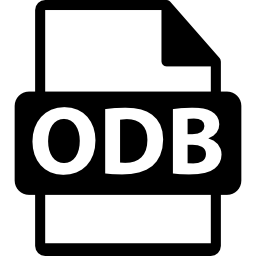 variante del formato di file odb icona