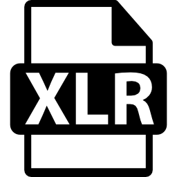 Вариант формата файла xlr иконка