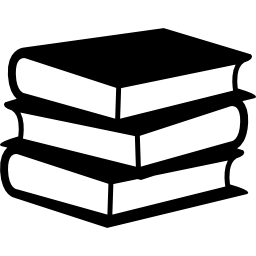 bücherstapel von drei icon