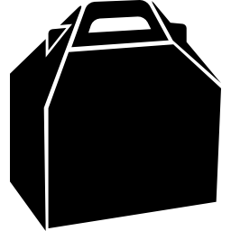 scatola del pacchetto alimentare icona