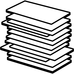 Stationery stack icon