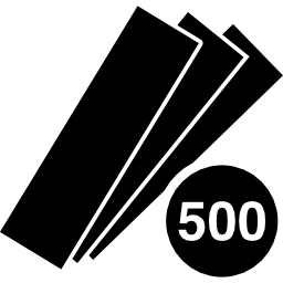 Catalog of 500 colors icon
