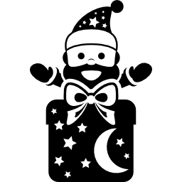 magische kerstman icoon