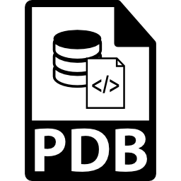 variante de formato de archivo pdb icono
