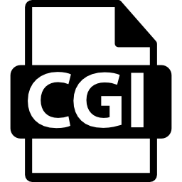 variante de formato de archivo cgi icono
