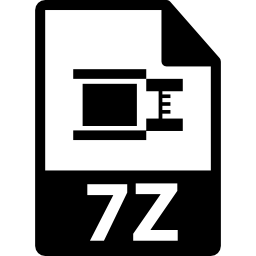 variante de formato de archivo 7z icono