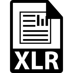 variante de formato de archivo xlr icono