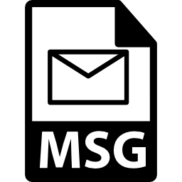 variante de formato de archivo msg icono