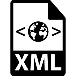 variante de formato de archivo xml icono