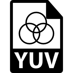 variante de formato de archivo yuv icono